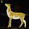 Fiberglass Resin Animal Statue Led Lighted Deer Christmas Reindeer Sculpture Motif Lights