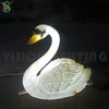 Outdoor Zoo Park Decoration Fiberglass FRP Led Peacock Sculpture Animal Motif Light