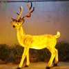 Outdoor Decoration Lighted Fiberglass Acrylic Panda Light Led 3D Animal Motif Sculpture