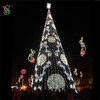 Large LED 3D Christmas Cone Tree Light for Shopping Mall Decoration