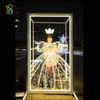 Outdoor Christmas Illuminated Sculpture 2D Photo Frame for Kids