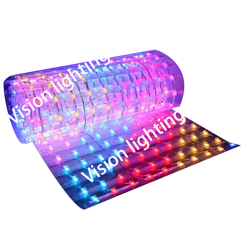 Full pixels Christmas decoration Outdoor IP65 Madrix program LED RGB Grid screen light