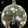 Outdoor Decorative Ornaments LED 3D Sphere Christmas Giant Balls Motif Light