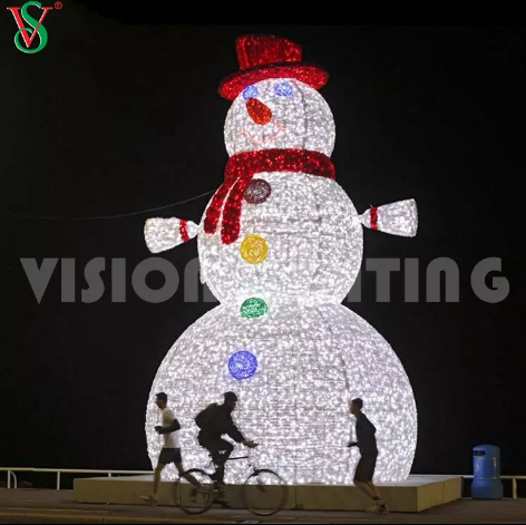 Version LED Snow Santa Outdoor Lights