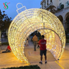 Large 3D Arch Ball Shape Outdoor Motif Light for Christmas Decoration