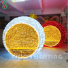 3D Illuminated Sphere Christmas Giant Round Arch Ball Shape Decoration Light for Outdoor Street