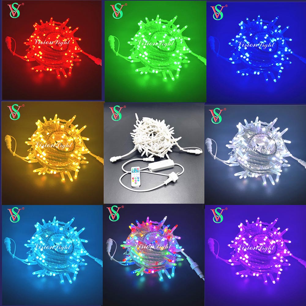 LED remote control touch Outdoor waterproof high quality led Christmas RGB string light