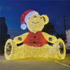 Led Bear Light Giant 3D Teddy Bear Motif Lights for Outdoor Christmas Decoration