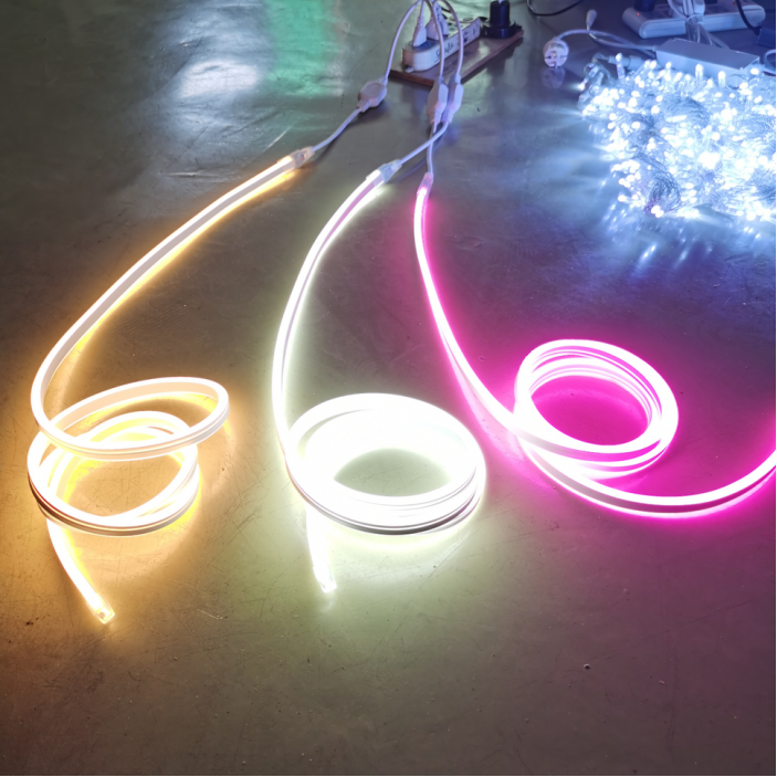Waterproof 15*25MM/8*16MM Flexible Lamp Strip 24V/110V/220V/ LED Flex Neon Lights for Outdoor Wall Mounting