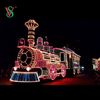 Christmas Commercial Decoration Large 3D Train 