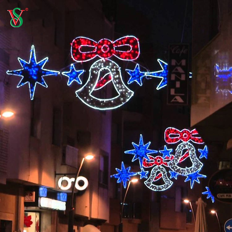 Newest Outdoor Giant LED Christmas Decoration Large 2D Street Motif Lights
