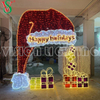 Commercial Holiday Outdoor Giant Photo Frame 3D Motif Lights for Christmas Light Displays