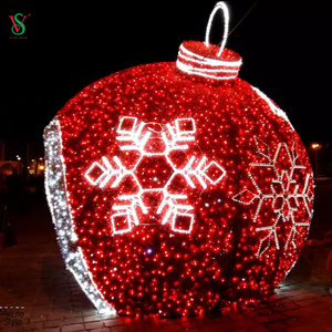 Giant LED 3D Ball Arch Motif Decoration Light for Christmas Shopping Mall Display