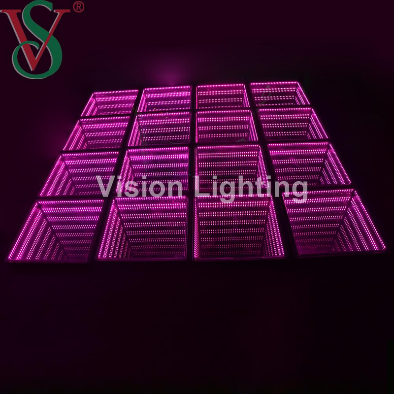 Disco Bar DJ 50cm RGB Floor Tile Light Interactive LED Smart Dancing Floor for Stage Lighting