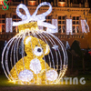 Led Bear Light Giant 3D Teddy Bear Motif Lights for Outdoor Christmas Decoration