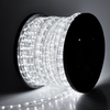 Holiday Decoration Round Shape Rgb 100m Led Flex Rope Strip Light for Shop Window Park Street