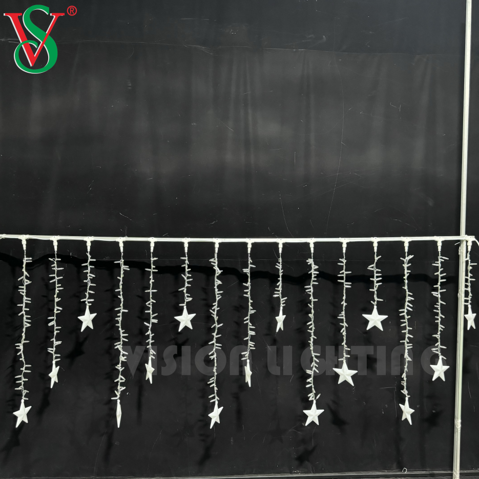 Connectable Christmas Decoration Lighting fairy Xmas Led Icicle Dripping Light for Holiday Ornament
