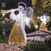 Christmas Wedding Event Decoration LED 2D 3D Angel Flying Motif Lights