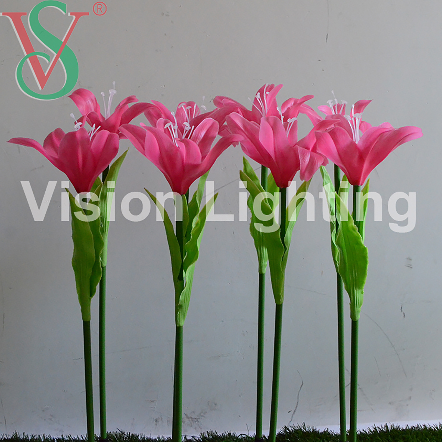 IP65 Landscape use Christmas decorative high quality led insert artificial tulip flower light