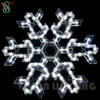 Christmas Outdoor Decoration Hanging Ornaments Led Acrylic Snowflake Motif Lights