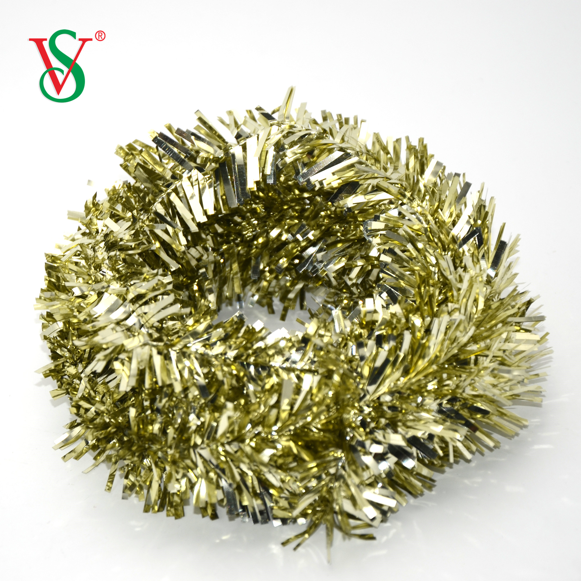 Pet Material Tinsel Garland Home Christmas Motif Decoration