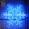 Outdoor pixel 2D Sculpture led Landscape programmable decoration snowflake Christmas RGB motif light