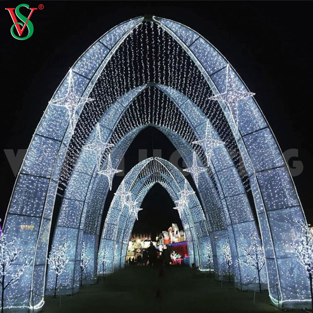 Led Entrance Archway Lighting Animated Tunnel Arch Christmas Decoration Motif Light