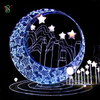 EID Mubarak LED 2D Ramadan Motif Light for Street Pole Decoration