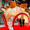 3D Illuminated Sphere Christmas Giant Round Arch Ball Shape Decoration Light for Outdoor Street