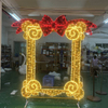 Luces De Navidad Outdoor Christmas Decoration Light LED 2D & 3D Photo Frame Motif Lights