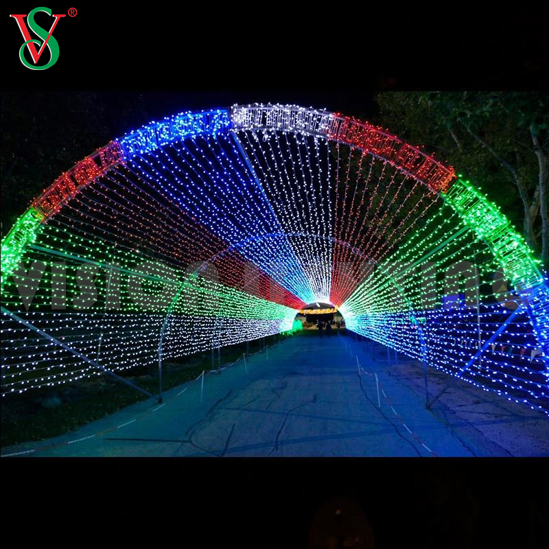 Led Entrance Archway Lighting Animated Tunnel Arch Christmas Decoration Motif Light