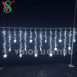 Connectable Christmas Decoration Lighting fairy Xmas Led Icicle Dripping Light for Holiday Ornament