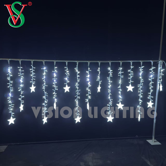 Connectable Christmas Decoration Lighting fairy Xmas Led Icicle Dripping Light for Holiday Ornament