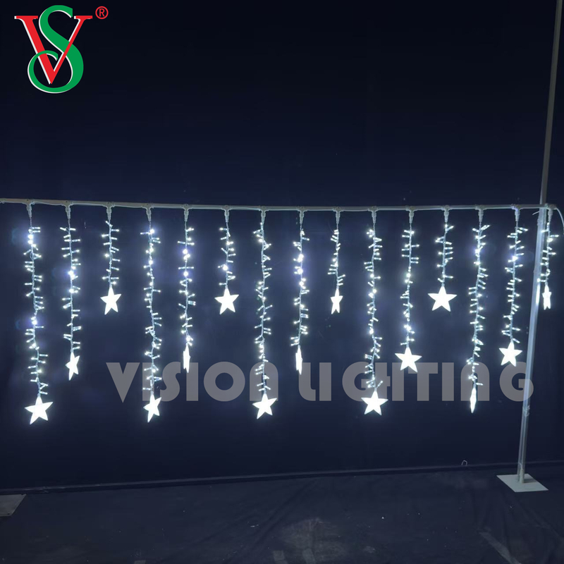 Connectable Christmas Decoration Lighting fairy Xmas Led Icicle Dripping Light for Holiday Ornament