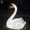 Fiberglass Goose Resin Animals Sculpture Light Led Illuminated Swan for Zoo Park Outdoor Decoration