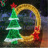 Customized Holiday Outdoor Giant 2D Photo Frame Motif Lights Christmas Picture Frame Op