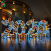 Outdoor 3D Illuminated Christmas New Year Sign Board LED Motif Decoration Light