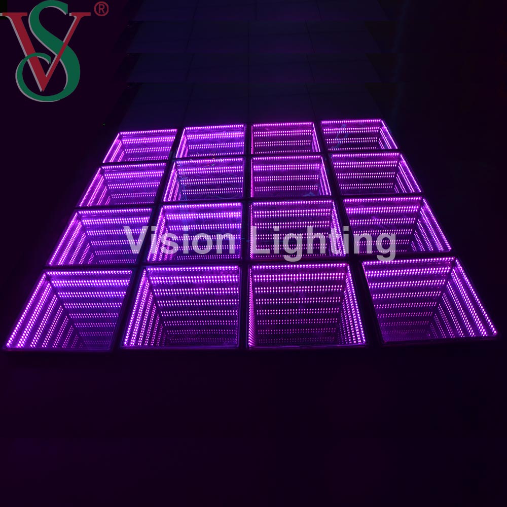 Disco Bar DJ 50cm RGB Floor Tile Light Interactive LED Smart Dancing Floor for Stage Lighting
