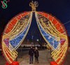 Luxury Led Arch Lights Christmas Motif Decoration for Outdoor Holiday Plaza Decor