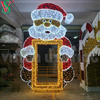 Commercial Holiday Outdoor Giant Photo Frame 3D Motif Lights for Christmas Light Displays