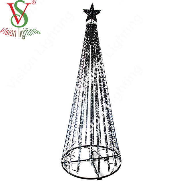 Bring Holiday Displays to Life with Christmas decoration 3D Programmable RGB WS2811 Tree Lights