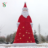 Outdoor 3D Skiing Sitting Santa Claus Motif Lights for Christmas Holiday