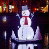 Large LED 3D Snowman for Christmas Holiday Outdoor Decoration