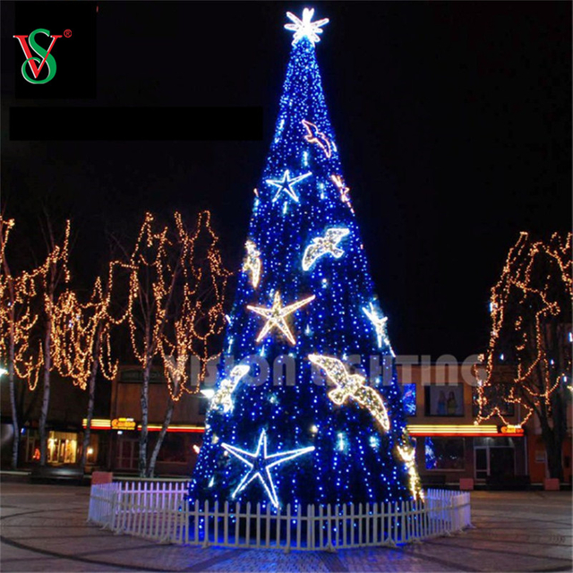 LED 3D Giant Christmas Tree Light for Outdoor Festival Decoration