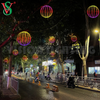 Ws2811 Programmable Pixel Rope Light LED RGB Illuminated Foldable Ball 3D Motif Lights