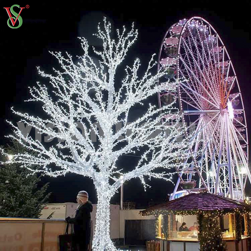 Christmas Light Decorative White Twig Lights 3D Motif Branch Tree with Led Garland