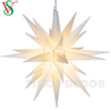 Outdoor Waterproof Hanging Moravian Star Burst Star Motif Lights for Christmas Tree Decoration