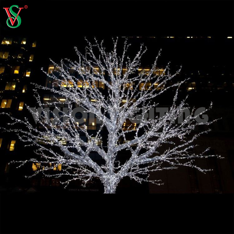 3D Led Decorative Christmas Branch Tree Motif Light for Outdoor Commercial Use