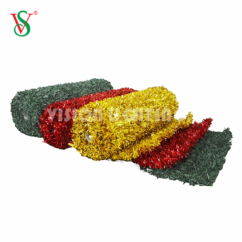 Pet Tinsel Garland Net Carpet Mesh for Christmas 2D and 3D Motif Light Decoration