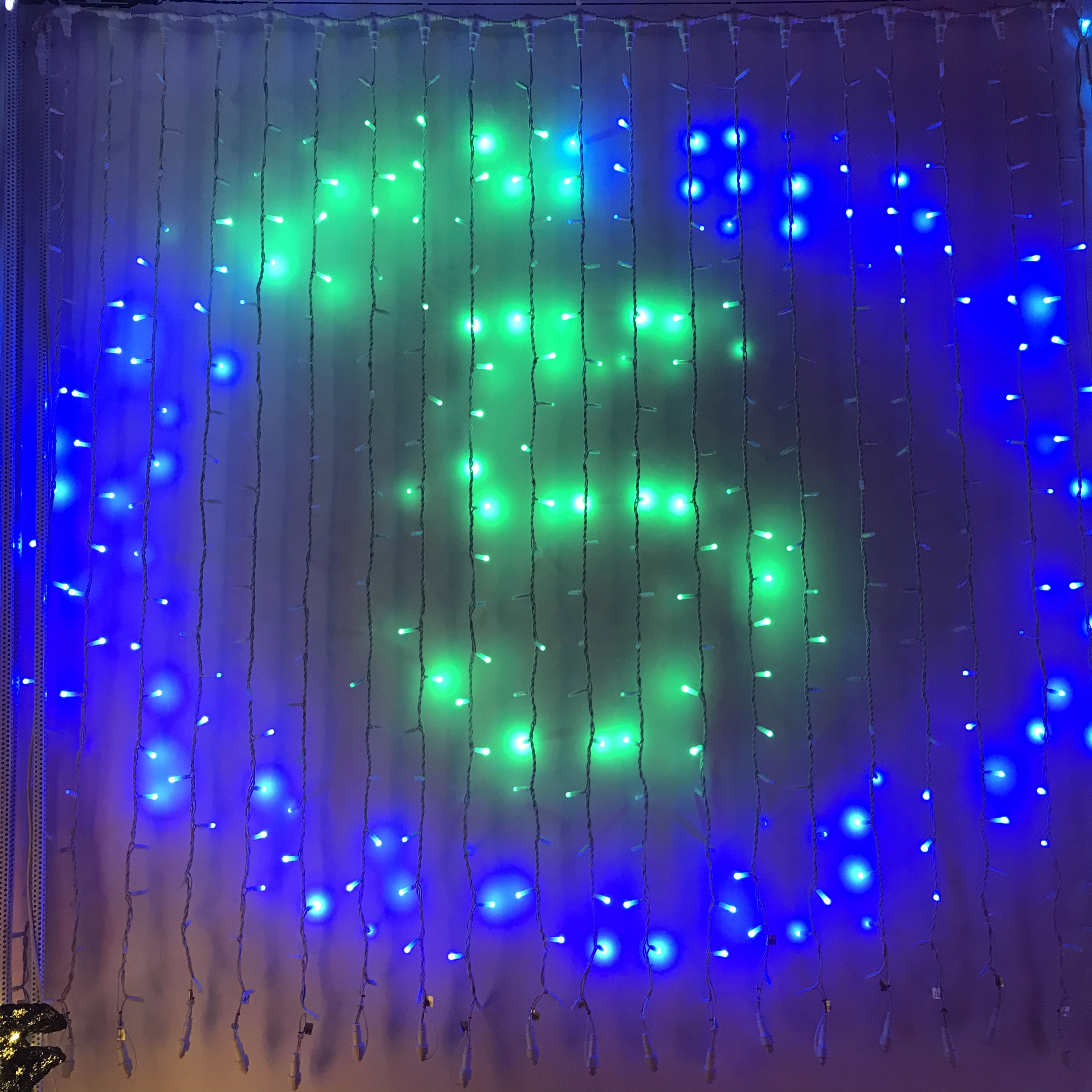 Programmable Outdoor decoration IP65 waterproof high quality led DMX 512 RGB Christmas string light